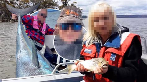 tasmanian couple trout video|Tasmanian couple arrested and charged for infamously。